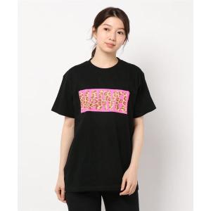 tシャツ Tシャツ Disney  MARVEL レオパード BOXロゴ ショートスリーブT