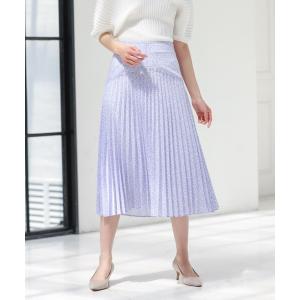 スカート ボタニカルプリントスカート