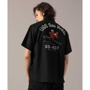 シャツ ブラウス ミリタリーシャツ シーロビン/MILITARY SHIRT SEA ROBIN