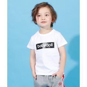 tシャツ Tシャツ 親子お揃い ボックスロゴTシャツ 3787K