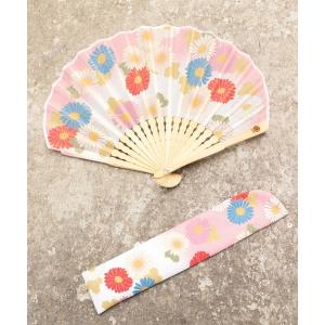 扇子 うちわ 菊あつめ扇子 袋付き