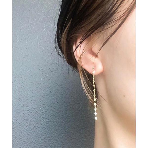 ピアス ISS:デザイン チェーンピアス レディース メンズ