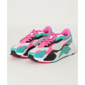スニーカー PUMA プーマ RS-X3 PLASTIC RS-X3 プラスティック 371569 04PUMA WHITE-FLUO PINK
