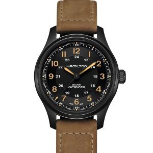 HAMILTON Khaki ブラック腕時計 HAMILTON 腕時計 「ハミルトン」 Khaki Field （カーキ