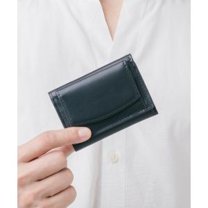 財布 イタリアンレザー スキミング防止 三つ折り ミニ財布