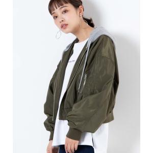 ジャケット MA-1 WEGO/2WAYフード付きショートMA-1
