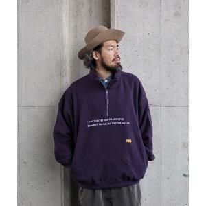 トレーナー スウェット 「ネイタルデザイン」C.C.SWEAT HALF ZIP メンズ レディース