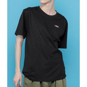 アロハシャツ tシャツ 「FILA／フィラ」ポケット付き ワンポイント刺繍 半袖Tシャツ/デカロゴプリント半袖Tシャツ メンズ レディース