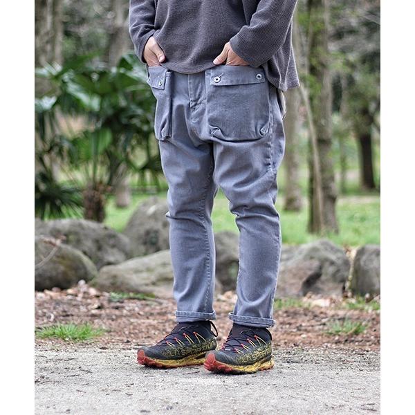 ジーンズ 「ネイタルデザイン」G55 Sarouel Flap Denim Pants GRAY メ...