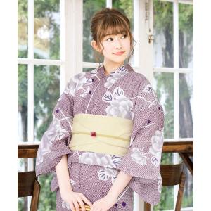 utatane 浴衣 手染め注染浴衣3点セット utatane×注染工房 グレーに