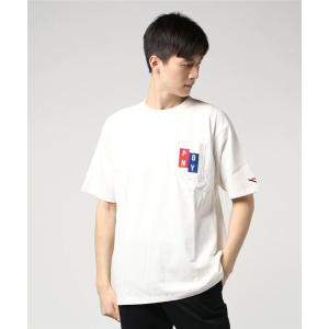 メンズ tシャツ Tシャツ PONY / 16/-USAコットン天竺 クルー胸ポケ刺繍TEE｜zozo