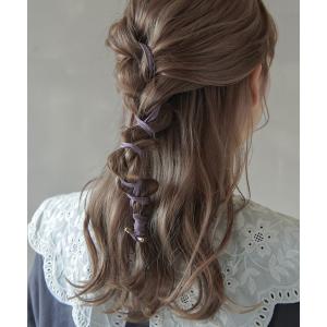 ヘアアクセサリー サテンヘアアレンジワイヤー