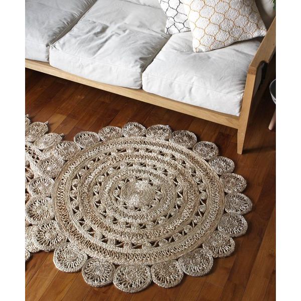 ラグ ラグマット jute rug 9993 circle / 円形ジュートラグ