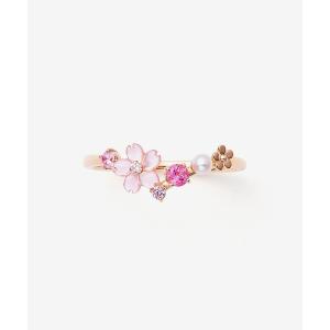 BLOOM K10 ピンクゴールド 指輪 9月 ナデシコ リング BLOOM（ブルーム） 指輪 リング 9月誕生花 K10 ピンクゴールド