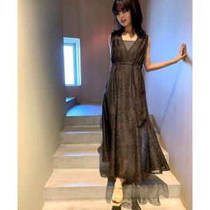 ワンピース オーナメントレースドレス