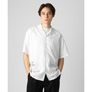 シャツ ブラウス メンズ VANQUISH / ヴァンキッシュ SAKURA オープンカラーシャツ (半袖)｜zozo