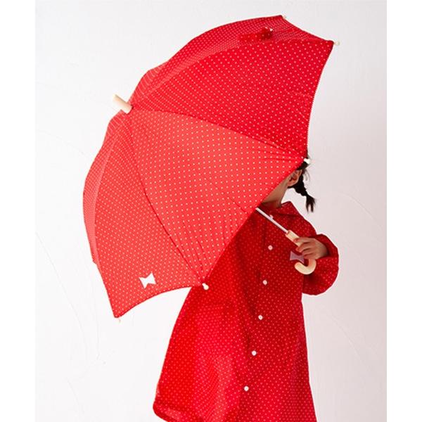 傘 「POMPKINS / ポプキンズ」ドット柄傘 キッズ 子供 男の子 女の子