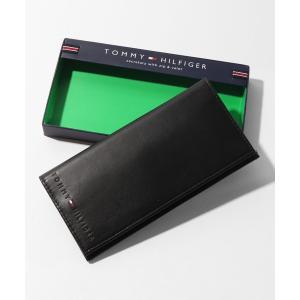 財布 「TOMMY HILFIGER/トミーヒルフィガー」レザーロングウォレット メンズ レディース