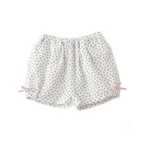 パンツ 花柄バルーンショートパンツ
