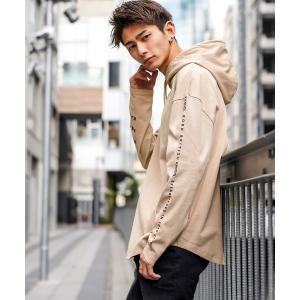 パーカー  USAコットン ／ KANGOL オーバーサイズ ロゴ刺繍