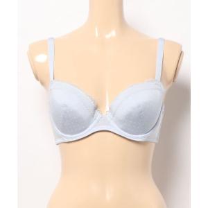 ブラ キッドブルー -20ベンベルグドットPt -3/4カップワイヤーブラジャー -KIOA157 -kidblue