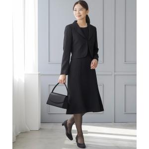 セットアップ 洗える ブラックフォーマル テーラードジャケット セットアップ「喪服・礼服」 レディース