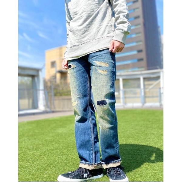 ジーンズ Loose Leif Kent Replica ルーズストレート ジーンズ(レングス30)...