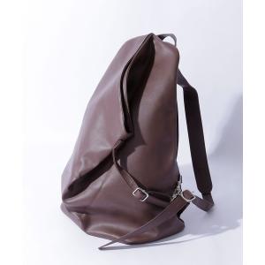 リュック メンズ マルチスタイル トライアングル 口折れ リュック/バックパック