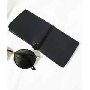 Ein/フェイクレザーメガネケース