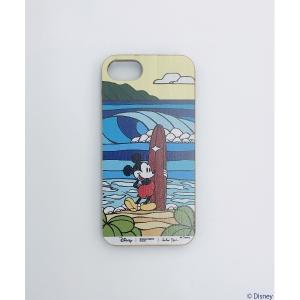 モバイルケース Disney（ディズニー）【SURF MICKEY COLLECTION / Heather Brown】 iPhone6 / 7 /