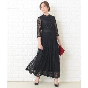 ドレス 花柄総レースロング丈フレアワンピース・ドレス｜ZOZOTOWN Yahoo!店