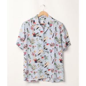 シャツ ブラウス TWO PALMS ヴィンテージ調MEN'Sアロハシャツ