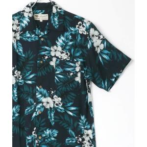 シャツ ブラウス レーヨン オープンカラー アロハシャツ/総柄シャツ
