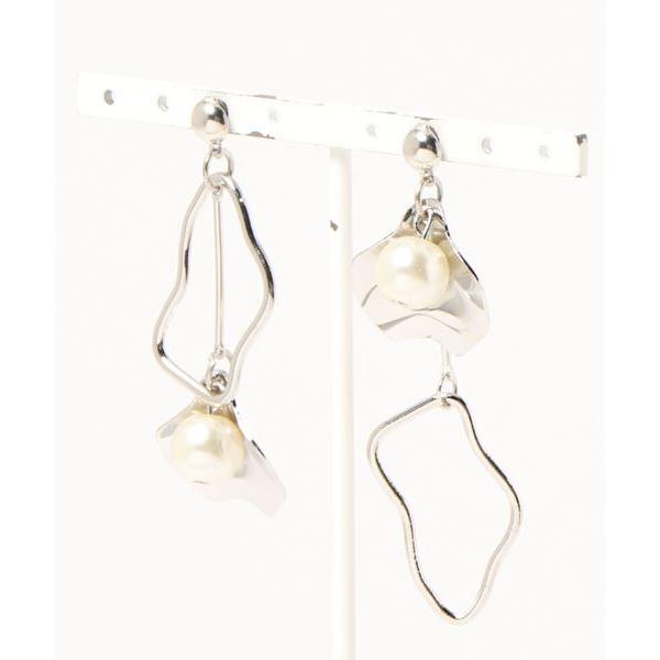 ピアス 「Caramel late」アシンメトリーピアス レディース