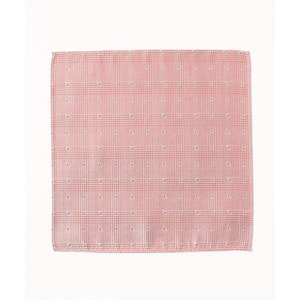 ハンカチ j.n.r.d/ペイズリーチェックチーフ メンズ