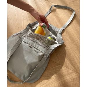 トートバッグ バッグ レディース DULTON(ダルトン) ”Cotton half mesh bag”コットンハーフメッシュバッグS