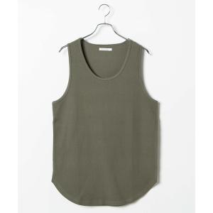 タンクトップ WEGO/ワッフルラウンドタンクトップ