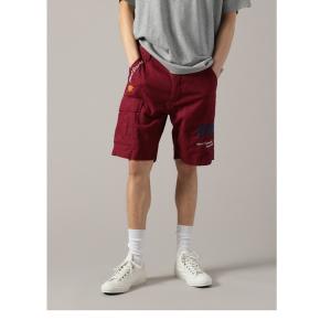 パンツ カーゴパンツ コットン×リネン エンブロイダリー カーゴショーツ/COTTON × LINEN EMBROIDERY CARGO SHORT