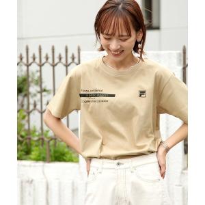 tシャツ 「FILA」メッセージロゴプリント半袖Tシャツ レディース メンズ