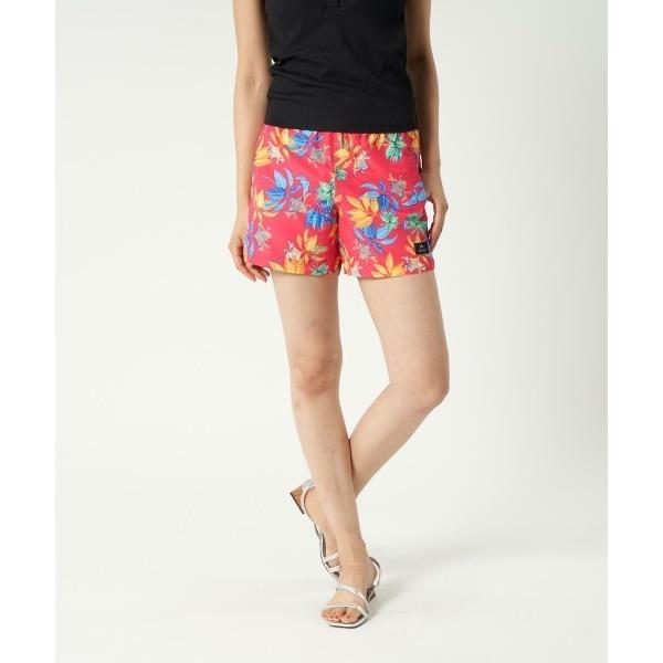 水着 「RUSTY/ラスティー」レディースボードショーツ / サーフトランクス 水着 ボタニカルプリ...