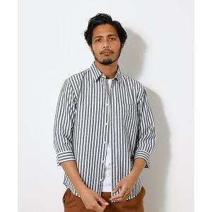 シャツ ブラウス LINEN 3/4 SLEEVE SHIRT/リネン3/4スリーブシャツ