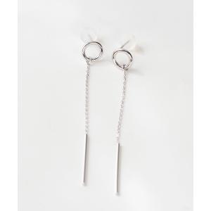 ピアス ミニカルマ＆スウィングチェーンピアス