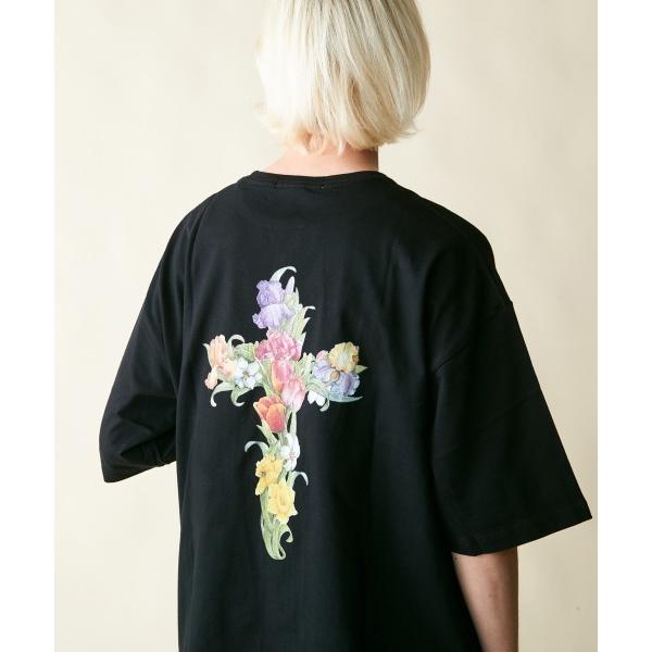 tシャツ rehacer : Botanical Cross  on Wide Body /ボタニカ...