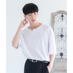 tシャツ Tシャツ EDEL - ショート丈キーネックビッグTシャツ