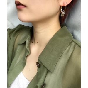 ピアス ツイストフープピアス/uneune レディース