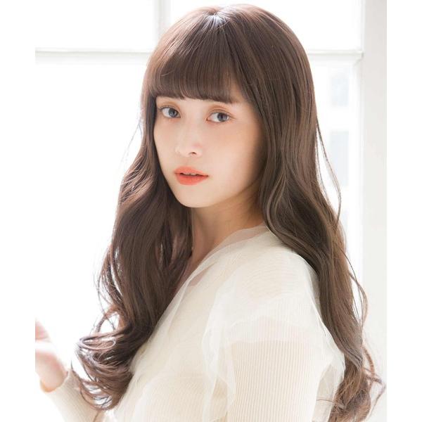 ウィッグ エクステ 「フルウィッグ・ロング」HEART BEATロングウェイブ/ノーマルタイプ レデ...