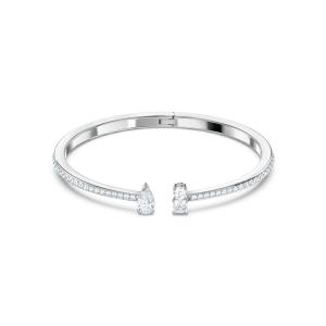 ブレスレット  Attract バングル ロジウム コーティング