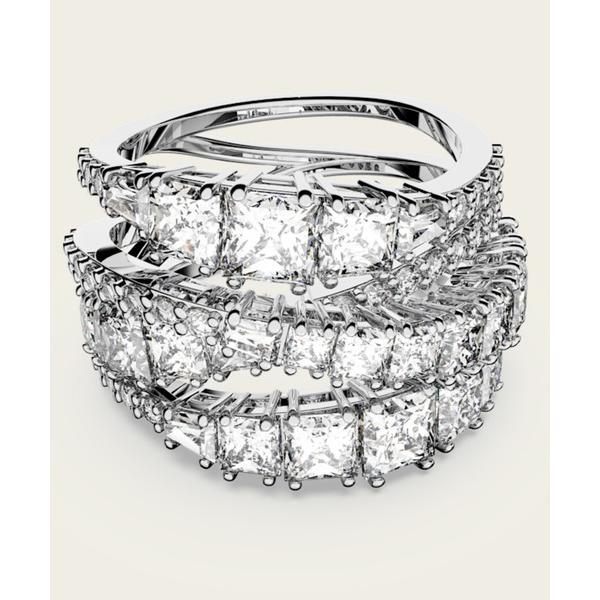 指輪 リング 「公式」「スワロフスキー」Hyperbola リング， ミックスカット， ホワイト， ...