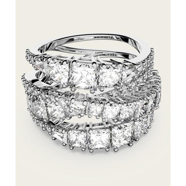 指輪 リング 「公式」「スワロフスキー」Hyperbola リング， ミックスカット， ホワイト， ...