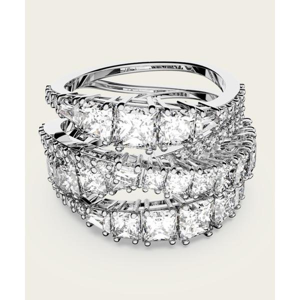 指輪 リング 「公式」「スワロフスキー」Hyperbola リング， ミックスカット， ホワイト， ...